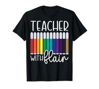 Teacher with Flair - Drawing Art Teacher Instructor Gifts T-Shirt