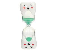 TeacherFav 2 Minute Toothbrush Sand Timer for Kids - Single Large Pack Smiley HourGlass