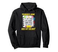 Teacher's Aide Appreciation Support Staff Educator Thank You Pullover Hoodie
