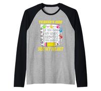 Teacher's Aide Appreciation Support Staff Educator Thank You Raglan Baseball Tee