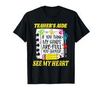 Teacher's Aide Appreciation Support Staff Educator Thank You T-Shirt