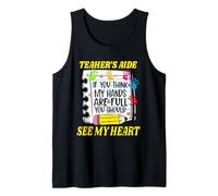 Teacher's Aide Appreciation Support Staff Educator Thank You Tank Top
