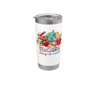 Teachers Change The World Educator Appreciation Stainless Steel Insulated Tumbler