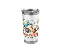 Teachers Change The World Educator Appreciation Stainless Steel Insulated Tumbler