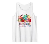 Teachers Change The World Educator Appreciation Tank Top