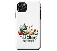 Teachers Change The World Educator School Supplies Case for iPhone 11 Pro Max