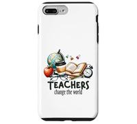 Teachers Change The World Educator School Supplies Case for iPhone 7 Plus/8 Plus