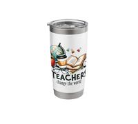 Teachers Change The World Educator School Supplies Stainless Steel Insulated Tumbler