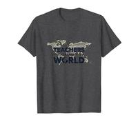 Teachers Change World: Global Education Impact T-Shirt, Men, Dark Heather Grey, 4XL