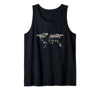 Teachers Change World: Global Education Impact Tank Top, Men, Black, M