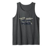 Teachers Change World: Global Education Impact Tank Top, Men, Dark Heather Grey, M