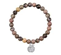 Teacher's Day Natural Stone WIth Pendant Bracelets Appreciation For Teacher Jewelry Wristband Christmas Lights Jewelry for Women (D, One Size)