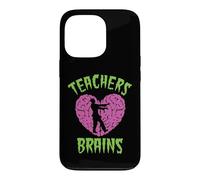 Teachers Love Brains Halloween Zombie Teaching Funny Costume Case for iPhone 13 Pro