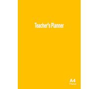 Teacher's Planner A4 7 Period: Teacher Lesson Plan, Record Book and Academic Planning Diary | 210 Page-a-Day Teaching Notes Notebook/Notepad | School / Homeschooling Stationery Supplies - Yellow