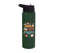 Teachers Teach Love Inspire Stainless Steel Insulated Water Bottle