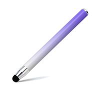 Teaching and Lecturing Touch Pen Online Classroom Learning Machine Retractable Capacitive Stylus Pen (White Purple)