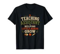Teaching Assistant Helping Little Minds Grow Teacher Tee T-Shirt