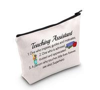Teaching Assistant Makeup Bag Teacher Gift Best Teach Assistant Ever Gift End of Year Teacher Gifts Thank You Gift for Teaching Assistant (U-Teaching one)