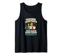Teaching Assistants are Heroes Teacher Humor Tank Top