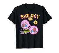 Teaching Biology Cell Science Teacher Funny Quote Value Graphic T-Shirt, Men, Black, S