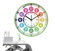 Teaching Clocks for Kids - easyread time teaacher kids wall clock, preschool learning clock | Digital Learning Clock for Kids, Help Kids Learn to Say the h