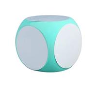 Teaching Dice, Wipe Off Cube Cleanable Write on Education Puzzle Toy Early Learning Kids Toy Writable