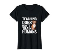 Teaching Dogs How to Train Humans Dog Trainer Value Graphic T-Shirt