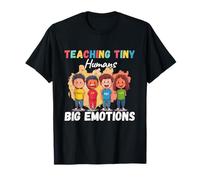 Teaching emotions preschool teacher design Montessori SEL T-Shirt