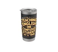 Teaching English One Confused Student At A Time Stainless Steel Insulated Tumbler