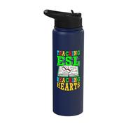 Teaching ESL, Reaching Hearts ESL Teacher Stainless Steel Insulated Water Bottle