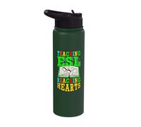 Teaching ESL, Reaching Hearts ESL Teacher Stainless Steel Insulated Water Bottle