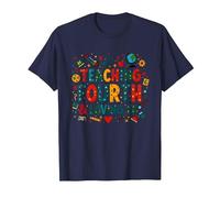 Teaching Fourth & Loving It: Educator Appreciation Gift T-Shirt, Men, Navy, 5XL