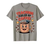 Teaching Fueled by Coffee Fun Educator Graphic Tee T-Shirt