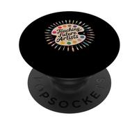 Teaching Future Artists Art Teacher Humor Funny Painting PopSockets Adhesive PopGrip