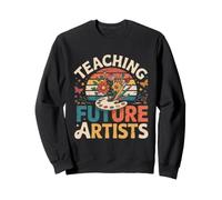 Teaching Future Artists Painting Creativity Sweatshirt