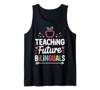 Teaching Future Bilinguals Language Teachers Pride School Tank Top