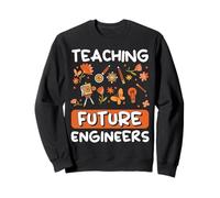 Teaching Future Engineers Funny STEM Teacher Math Class Sweatshirt