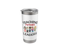Teaching Future Leaders Cute Teacher Back to School Stainless Steel Insulated Tumbler
