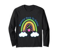 teaching future leaders cute welcome back to school teacher Long Sleeve T-Shirt