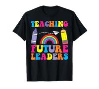 Teaching Future Leaders Retro Back School Student Teacher T-Shirt