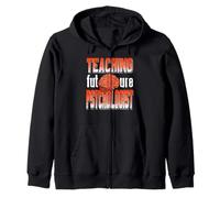 Teaching Future Psychologist Brain Educator Pride Zip Hoodie