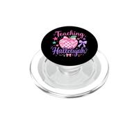 Teaching Hallelujah Cute Teacher Apple Back to School Kids PopSockets PopGrip for MagSafe