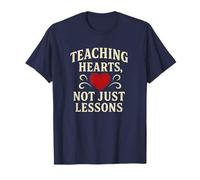 Teaching Hearts Not Just Lessons Teacher T-Shirt