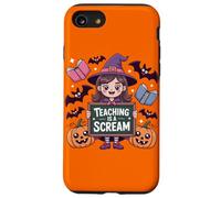 Teaching Is A Scream Halloween - Cute Witch Teacher Costume Case for iPhone SE (2020) / 7/8