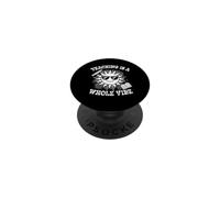 Teaching Is A Whole Vibe Funny Teacher Gift Educator Life PopSockets Adhesive PopGrip