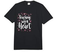 Teaching is A Work of Heart Comfort Colors Adult Heavyweight T-Shirt