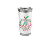 Teaching is A Work of Heart Educator Design Stainless Steel Insulated Tumbler
