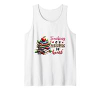 Teaching is a Work of Heart Educator Design Tank Top