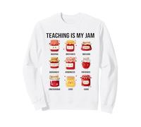 Teaching Is My Jam Cute Back to School for Teachers Sweatshirt