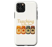 Teaching Is My Jam Cute Fruit Jar Teacher Vintage Case for iPhone 11 Pro